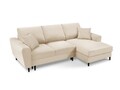 Coltar extensibil dreapta 4 locuri, Moghan, Micadoni Home, BL, 241x145x88 cm, velur, bej