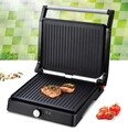 Grill electric, Heinner, 2000 W, 29x23 cm, negru