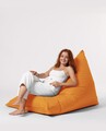 Fotoliu puf, Bean Bag Ferndale, Pyramid Bed, 145 cm, poliester impermeabil, portocaliu