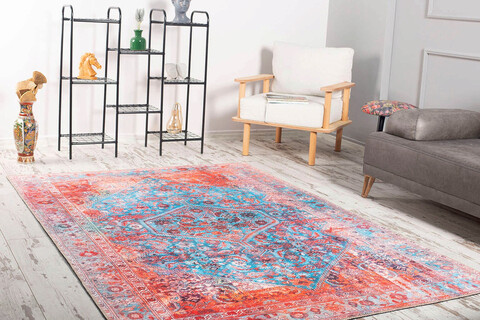 Covor de hol, Fusion Chenille, 75x150 cm, Poliester , Multicolor