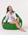 Fotoliu puf, Bean Bag, Ferndale Premium XXL, 115 x 130 cm, poliester impermeabil, verde