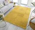 Covor Zen Garden Ochre, Flair Rugs, 160x230 cm, lana, ocru