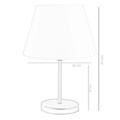 Lampa de masa, Insignio, 780SGN1818, PVC, Alb/Albastru