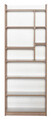 Corp biblioteca, Adore, KTP-779-SD-1, 63x176x26 cm, PAL, Sonomo / Alb