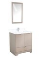 Set mobilier de baie (2 piese), Jussara, Teton 30, Cappuccino