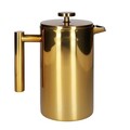 Infuzor ceai/cafea Blanche, Homla, 22x11x18 cm, 1 L, inox, auriu