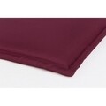 Perna pentru banca de gradina 3 locuri Poly180, Bizzotto, 153 x 48 cm, poliester impermeabil, bordo