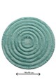 Covoras de baie, Chilai Home by Alessia, Round, Acril, Verde menta