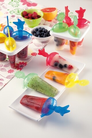 Set inghetata, 5 piese, Snips, Mister Ice Lolly, polipropilena, multicolor