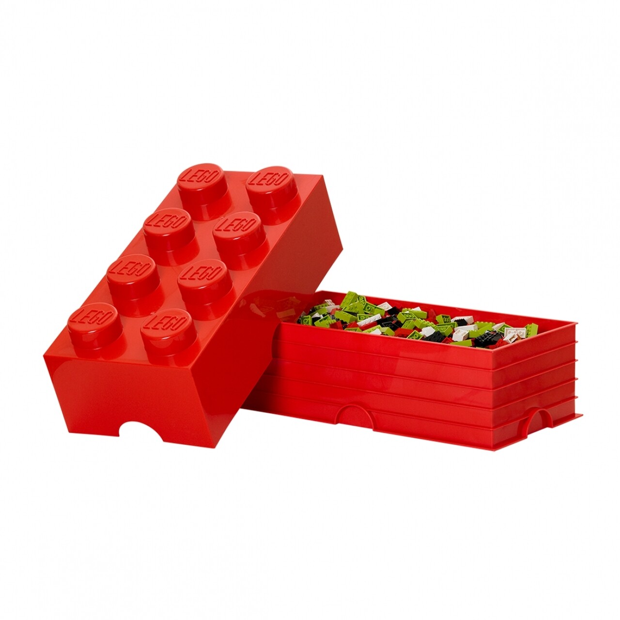 Cutie De Depozitare LEGO, 12.1 L, Polipropilena, Rosu