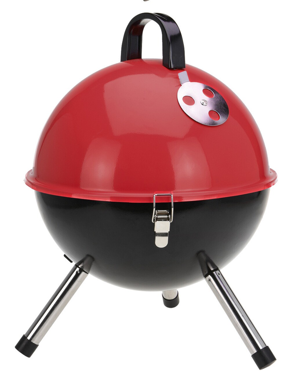 Gratar BBq Ball, O31 cm, metal, rosu/negru