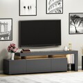 Comoda TV Beliz, Inarch, 192x37x53 cm, antracit