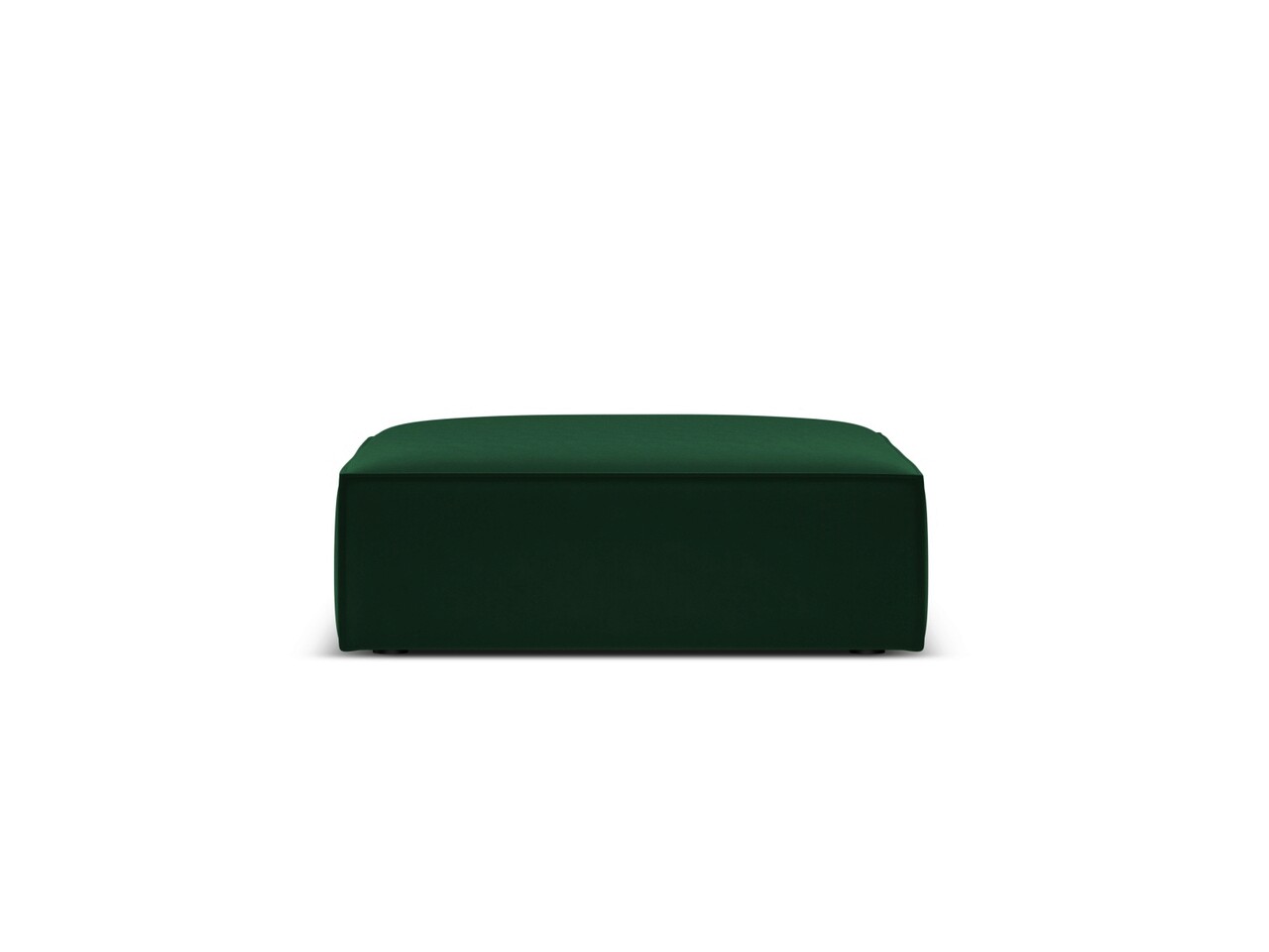 Taburet, Kaelle, Micadoni Home, BL, 100x80x38 cm, catifea, verde bottle