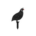 Set decoratiuni pentru gradina, Quails, Metal, Negru