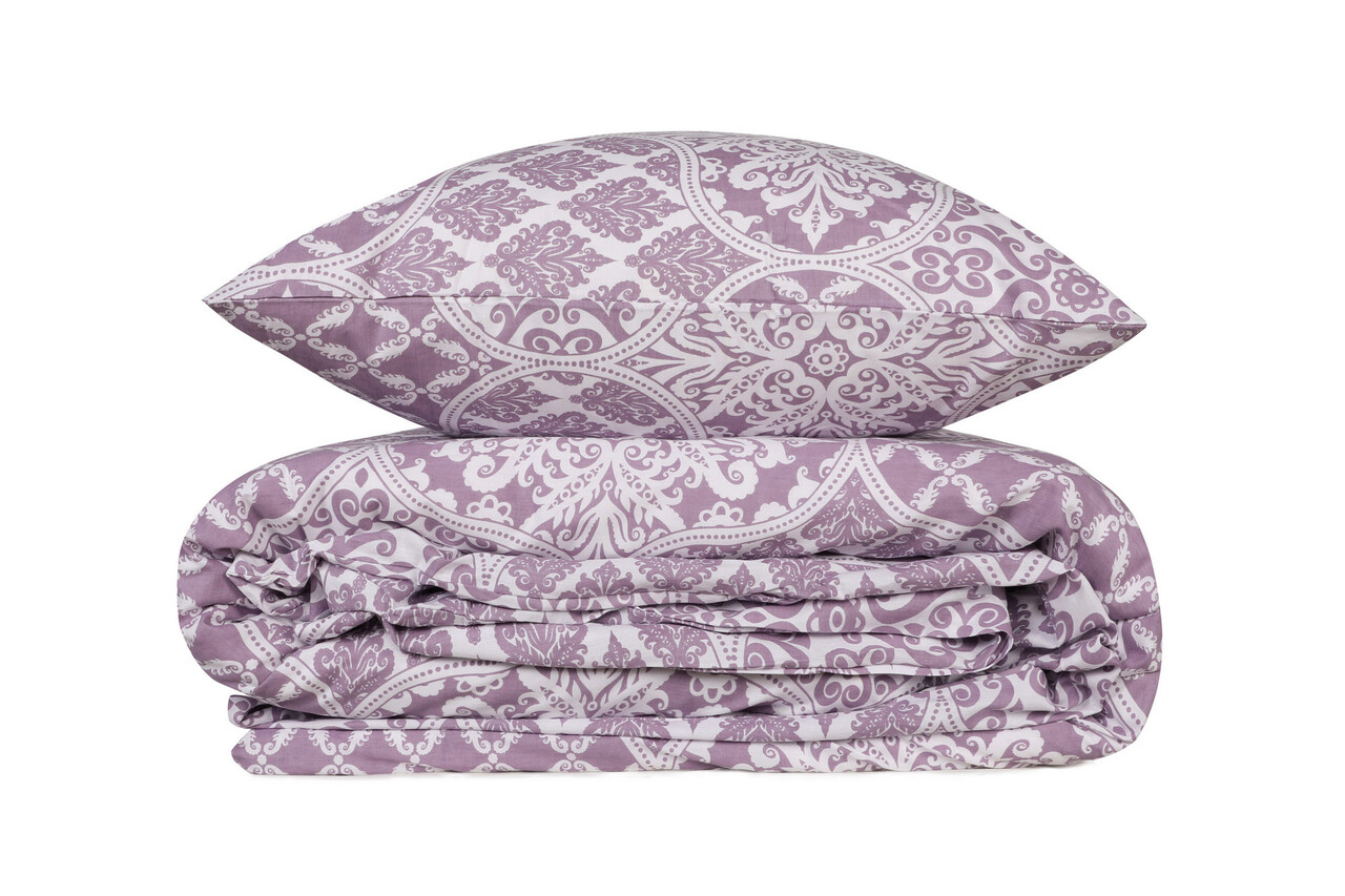 Lenjerie de pat pentru o persoana (FR), Donjette - Purple, Pearl Home, Bumbac Ranforce - 1 | YEO