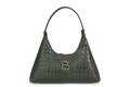 Geanta, Lucky Bees, 505 Croco Green, piele ecologica, verde