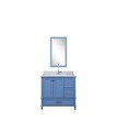 Set mobilier de baie (2 piese), Jussara, Yukon 36, Albastru