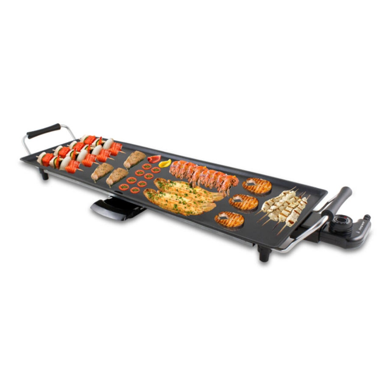 Grill electric teppanyaki XXL 90.386, Beper, 1800 W, 23.5 x 70 cm, aluminiu/teflon - 1 | YEO