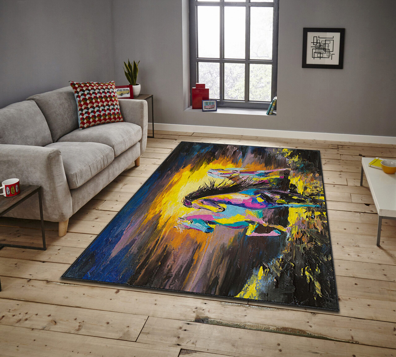 Covor, ASR CRPT-18 , 160x230 cm, Poliester, Multicolor