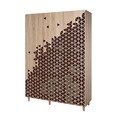 Dulap pentru haine Mode 122, Vella, 135x52x192 cm, multicolor