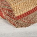 Covor Kahana Terracotta, Flair Rugs, D180 cm, iuta/poliester, teracota