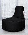 Fotoliu puf, Bean Bag, Ferndale Sport, 70 x 80 cm, poliester impermeabil, negru