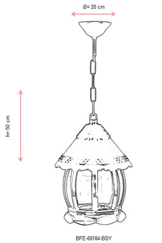 Lustra de exterior, Avonni, 685AVN1222, Plastic ABS, Negru