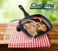 Tigaie grill cu capac Black Sand, Cooking by Heinner, 28x4 cm, aluminiu turnat