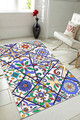 Covor, Floral Tiles Djt  , 80x140 cm, 50% catifea/50% poliester, Multicolor