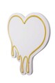 Decoratiune luminoasa LED, Melting Heart,  Benzi flexibile de neon, DC 12 V, Galben