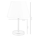 Lampa de masa, Insignio, 780SGN1824, PVC, Gri