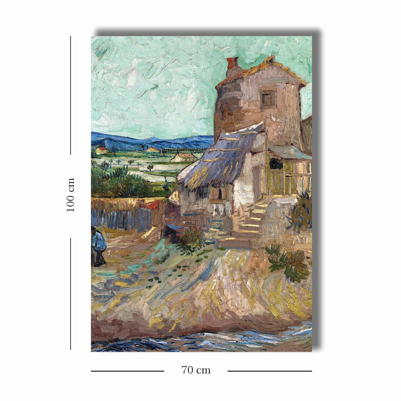 Tablou decorativ, 70100VANGOGH033, Canvas, Lemn, Multicolor - 2 | YEO