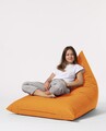 Fotoliu puf, Bean Bag Ferndale, Pyramid Bed, 145 cm, poliester impermeabil, portocaliu