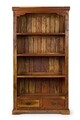 Biblioteca Chateaux, Bizzotto, 100 x 35 x 185 cm, lemn masiv de salcam indian