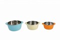 Set 3 caserole termice Belly blue, Art of Dining by Heinner, 2L/4L/6L, inox/polipropilena, multicolor