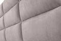 Pat matrimonial, Stockholm, Harmony E, 180x200 cm, saltea tip Pocket, topper memory, Taupe