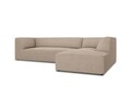 Coltar dreapta 4 locuri, Ruby, Micadoni Home, BL, 273x180x69 cm, poliester, bej inchis