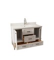 Set mobilier de baie (2 piese), Jussara, Yukon 48, Gri