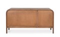 Bufet inferior Sanat, Bizzotto, 145x45x75 cm, lemn de mango/MDF, lucrat manual, maro