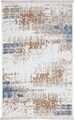 Covor Eko rezistent, NK 01 - Beige, Blue, 100% poliester,  75 x 200 cm