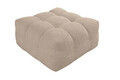 Pouf Bellezza 90x90x43 cm, Bej sand