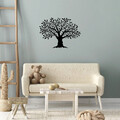 Decoratiune de perete, Monumental Tree Large, Metal, Dimensiune: 70 x 51 cm, Negru