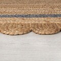 Covor Grace Natural/Grey, Flair Rugs, 200x290 cm, iuta, natural/gri