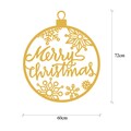 Decoratiune de luminoasa XMASGOLD-030, Tanelorn, 66x63 cm, metal, auriu