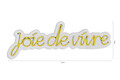 Decoratiune luminoasa LED, Joie de Vivre, Benzi flexibile de neon, DC 12 V, Galben