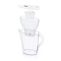 Set cana filtranta Brita Marella 2.4 L Maxtra+ cu 2 filtre si sticla termos, alb