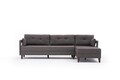 Coltar pe dreapta Comfort, Balcab Home, 275x80x80 cm, lemn, maro