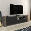 Comoda TV, Retricy, Piedmont, 160x36.8x46 cm, PAL, Wenge / Antracit