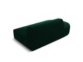 Canapea 2 locuri, Ruby, Micadoni Home, BL, 181x93x69 cm, catifea, verde bottle