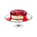 Platou servire tort Patisserie, Pasabahce, Ø26 x 12.1 cm, sticla